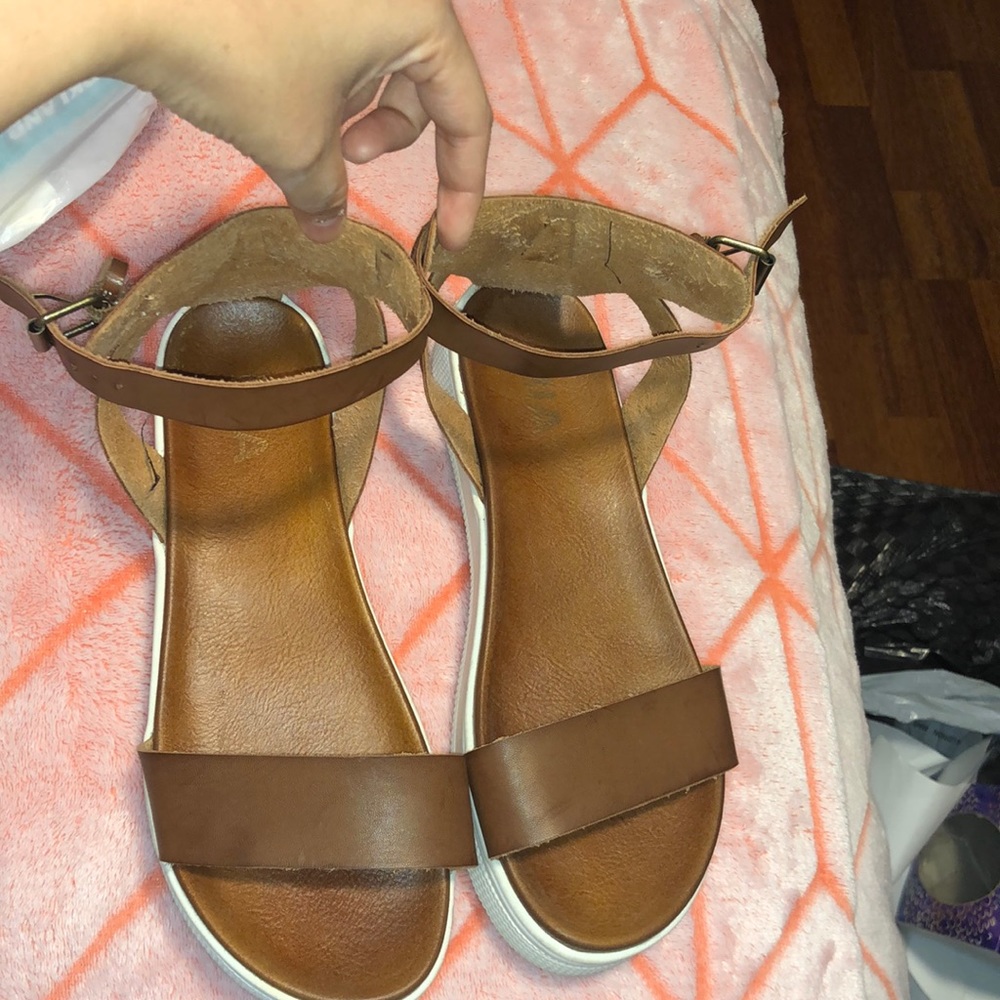 Brown Platform Sandals